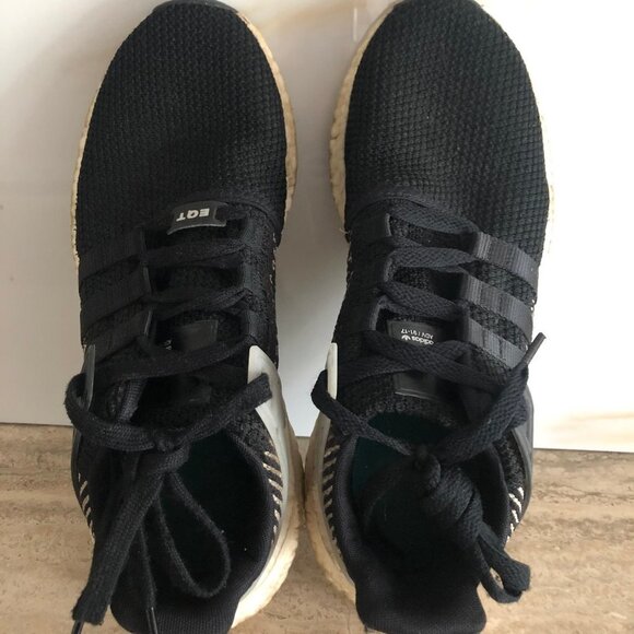 Black and White Adidas EQT Sneakers Size 9.5 - Picture 5 of 8